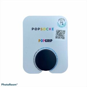 Solid Black Pop Socket Cell Phone Accessory NWT